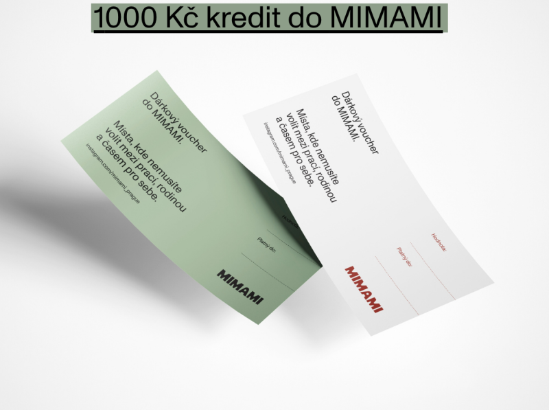Voucher 1000 Kč kredit do MIMAMI